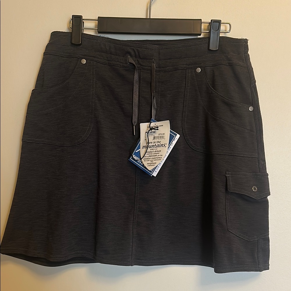 KÜHL Charcoal Heather Skort - Medium NWT